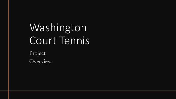 washington court tennis