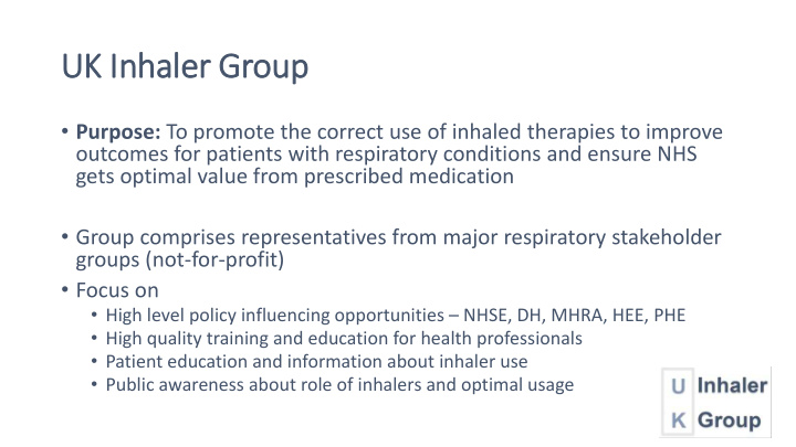 uk in inhaler group