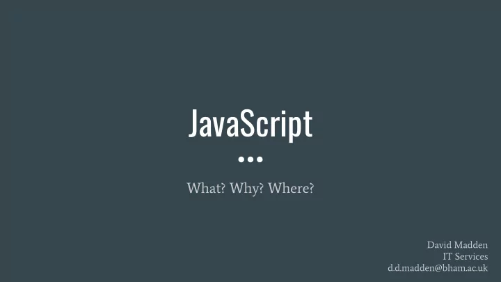 javascript