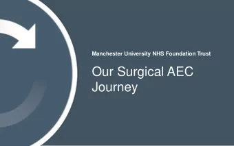 Journey  Background  GM- wide Healthier Together programme, based on hub &amp; non-