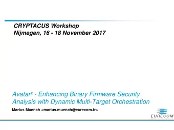 Avatar - Enhancing Binary Firmware Security Analysis with Dynamic Multi-Target Orchestration