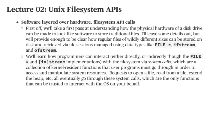 lecture 02 unix filesystem apis