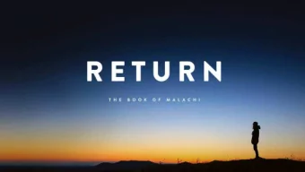 God and Money  Malachi  3:7-12  Three Observations:  1. Many people have grown up in a church