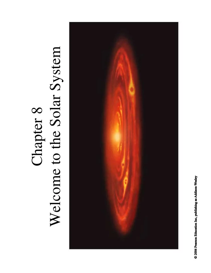 welcome to the solar system chapter 8 8 1 the search for