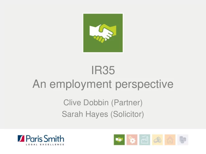 an employment perspective