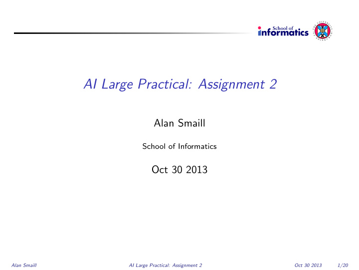 ai large practical assignment 2