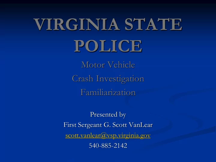virginia state police