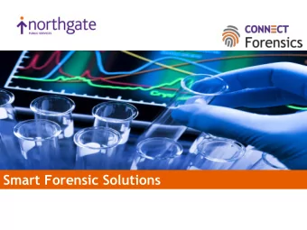 Smart Forensic Solutions  Role of Forensics in Criminal Justice System  Court  Proceedings