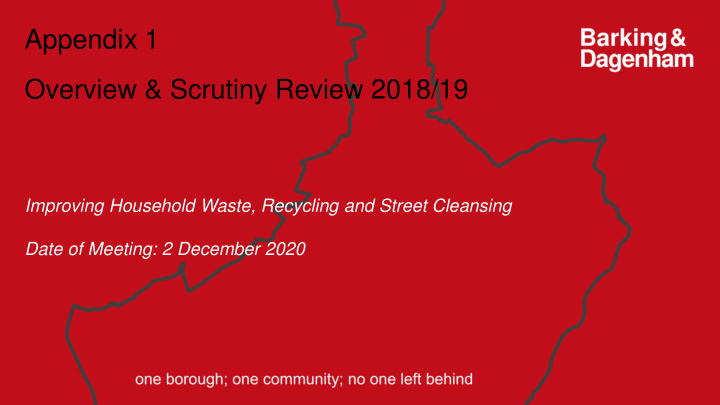 appendix 1 overview scrutiny review 2018 19