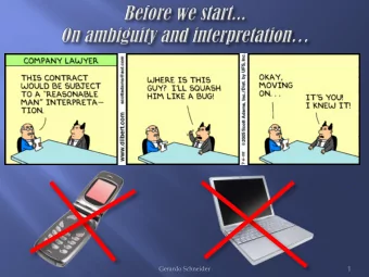 Gerardo Schneider  1  Gerardo Schneider  Software Technology Division  Department of Computer