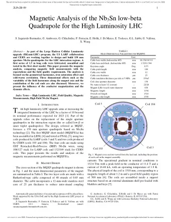 T HE high luminosity LHC upgrade aims at increasing the  integrated luminosity of the LHC by a