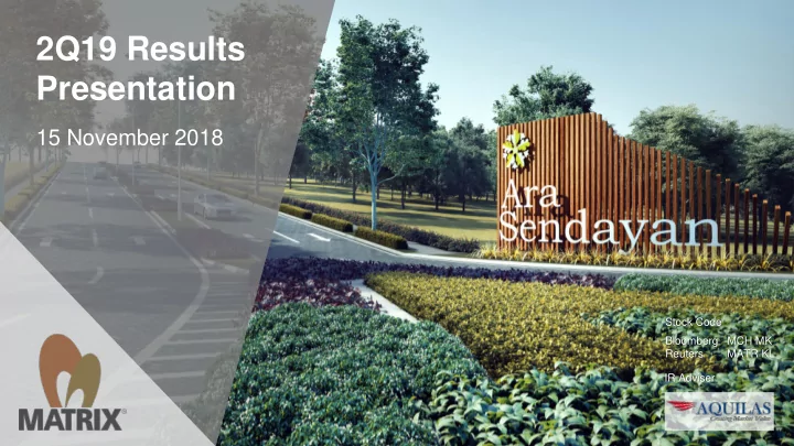 2q19 results presentation