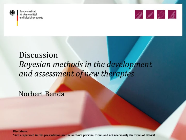 and assessment of new therapies