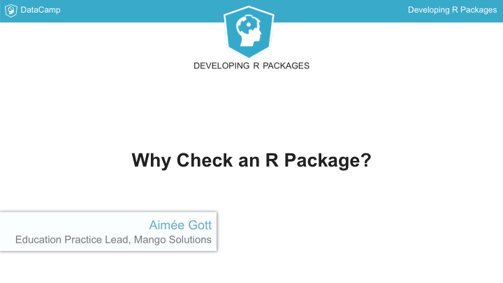 why check an r package