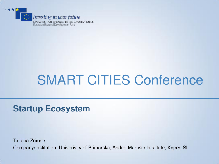 smart cities conference