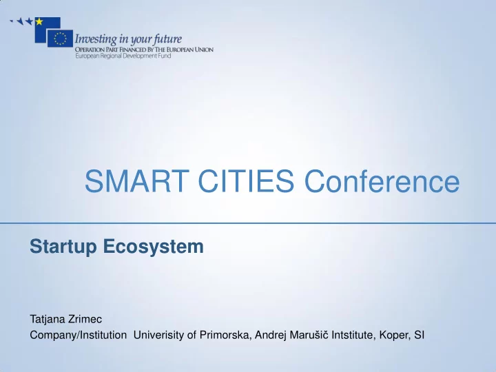 smart cities conference