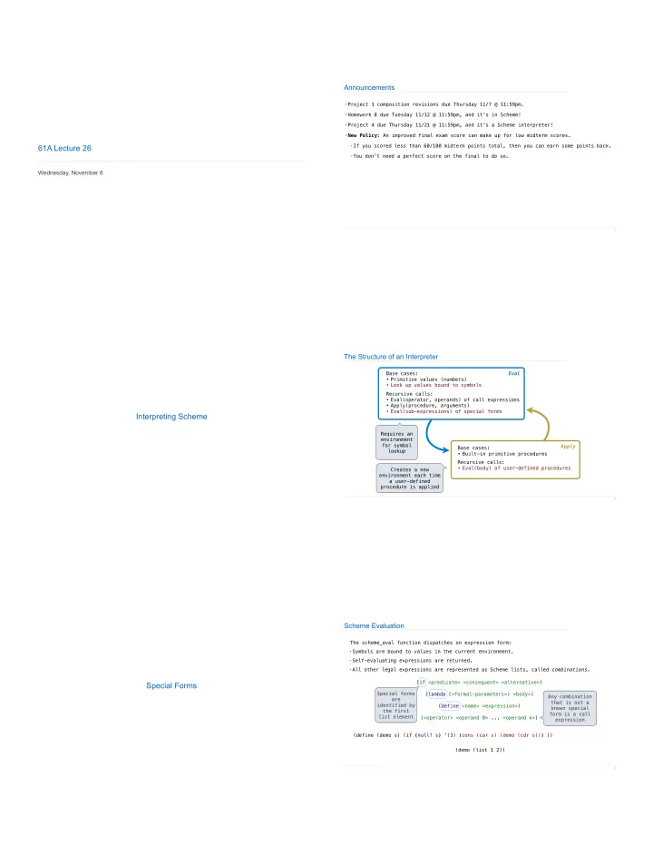 61a lecture 26