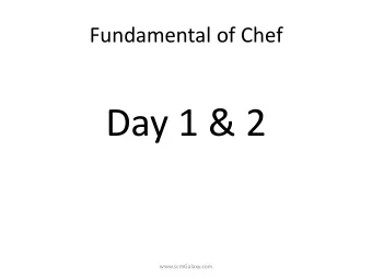 Day 1 &amp; 2  www.scmGalaxy.com  Rajesh Kumar  RajeshKumarIN  RajeshKumarIN  RajeshKumarIN