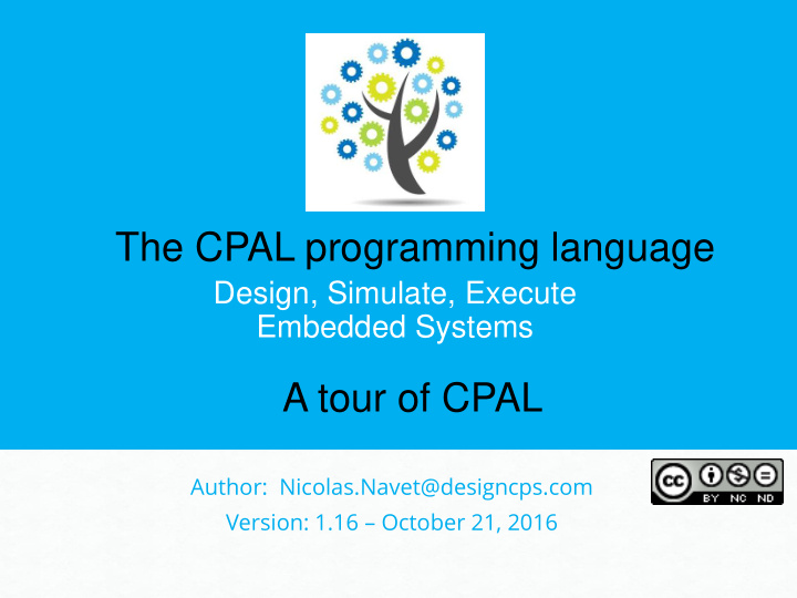 the cpal programming language