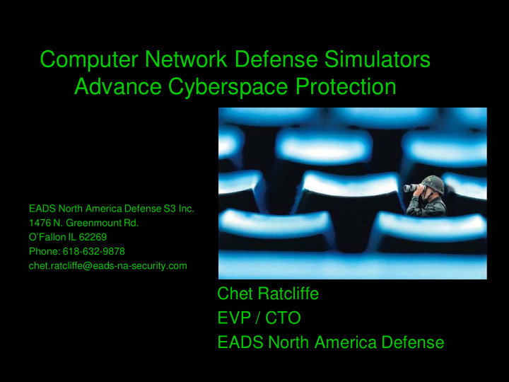 computer network defense simulators advance cyberspace