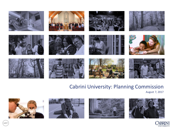 cabrini university planning commission