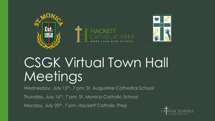 csgk virtual town hall