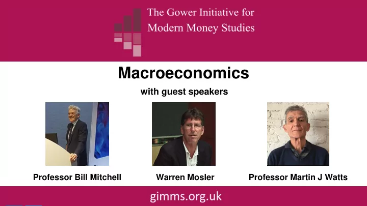 macroeconomics