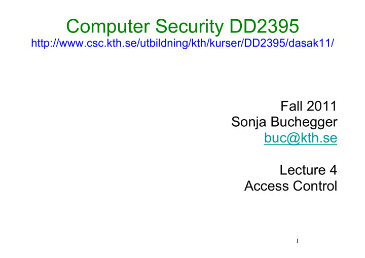 computer security dd2395