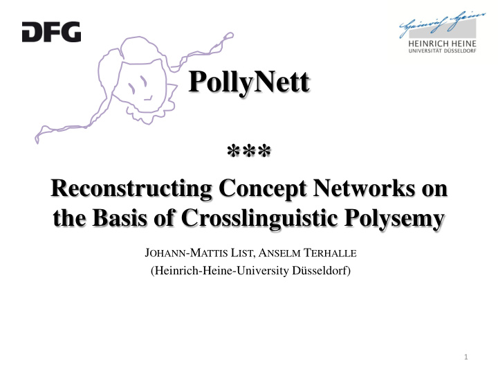 reconstructing concept networks on the basis of