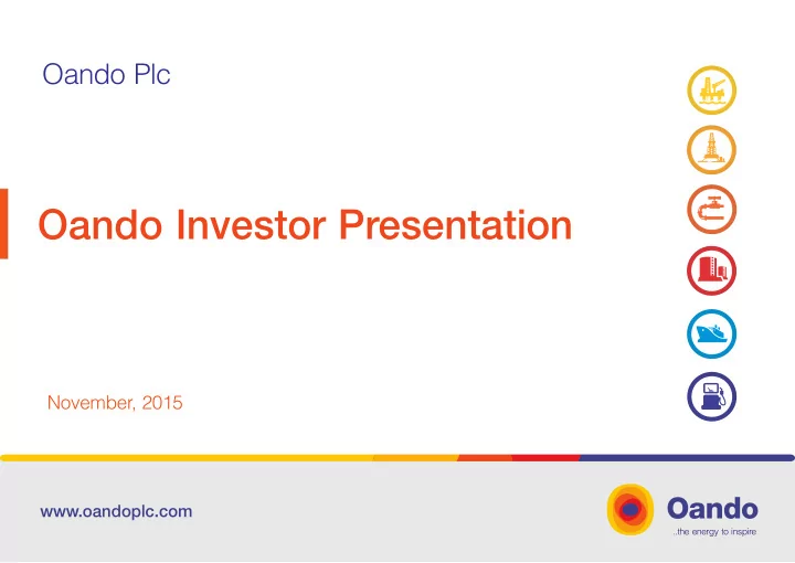 oando investor presentation