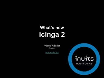 Icinga 2  Vro Kaplan  @verosk  http://inuits.eu/  Playground  Vagrant VM