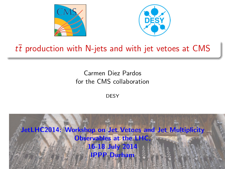 t t production with n jets and with jet vetoes at cms