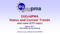eugridpma status and current trends