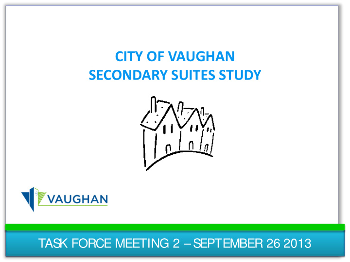 city of vaughan secondary suites study