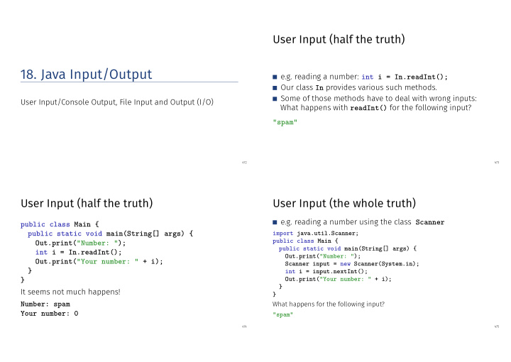 18 java input output