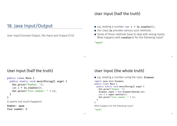 18 java input output