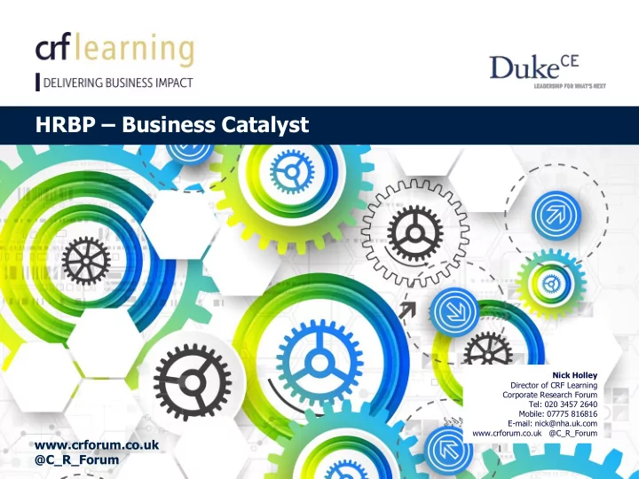 hrbp business catalyst