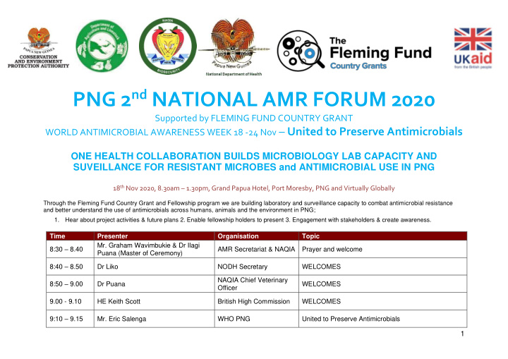 png 2 nd national amr forum 2020