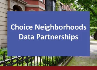 Data Partnerships  Agenda &amp; Speakers  Speakers:  Jessica Rosenberg, HUD Office of Public