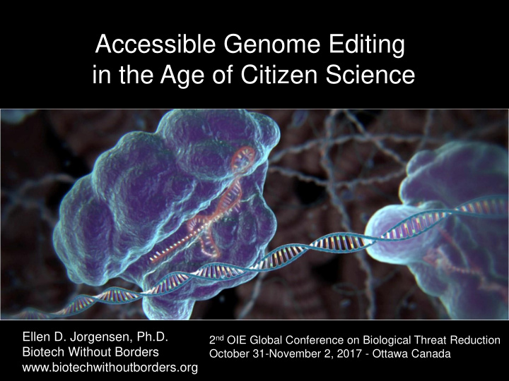 accessible genome editing