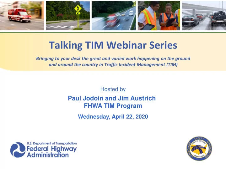 talking tim webinar series
