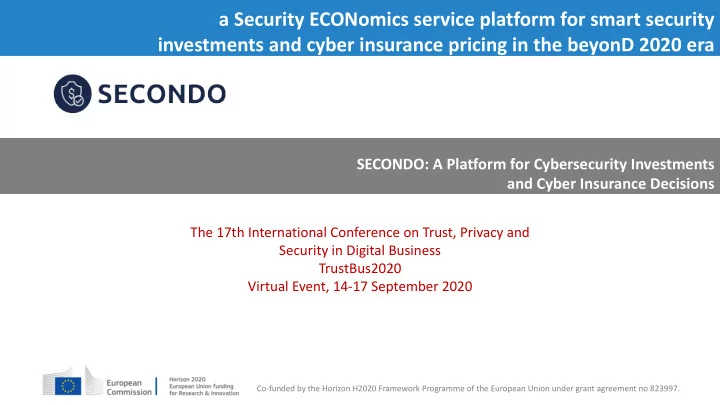 a security economics service platform for smart security
