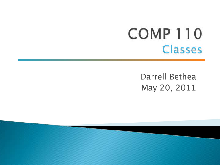 darrell bethea may 20 2011 program 2 due monday midterm