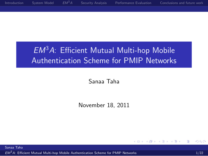 em 3 a efficient mutual multi hop mobile authentication