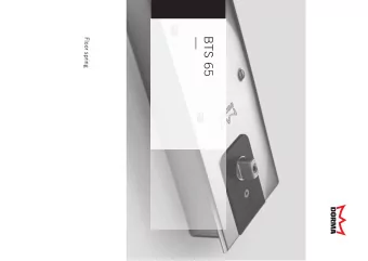 BTS 65  Floor spring   BTS 65 FLOOR SPRING  THE ECONOMIC FLOOR SPRING  Technical Data  BTS 65