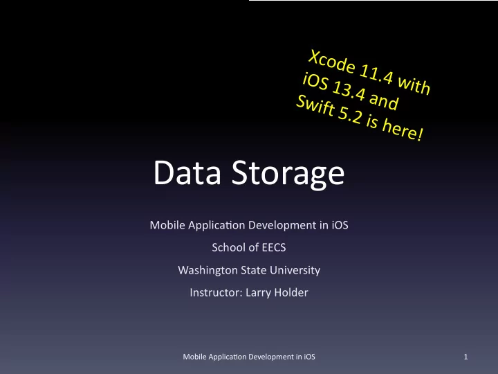 data storage