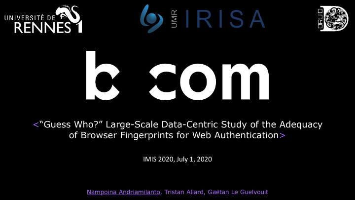 guess who large scale data centric study of the adequacy