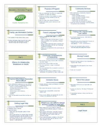 Thank you for participating in the Ministry of the Attorney Generals  Mandatory Information