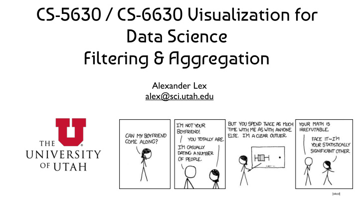 cs 5630 cs 6630 visualization for data science filtering