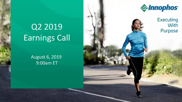 earnings call
